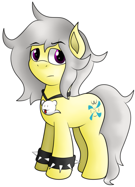 Size: 1830x2532 | Tagged: safe, artist:big brawler, derpibooru import, oc, oc:spokey, unofficial characters only, earth pony, ghost, ghost pony, pony, undead, 2020 community collab, derpibooru community collaboration, bracelet, female, jewelry, male, necklace, simple background, solo, spiked wristband, transparent background, wristband