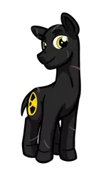 Size: 1193x2000 | Tagged: safe, artist:texasuberalles, derpibooru import, oc, oc:night stalker, unofficial characters only, earth pony, pony, 2020 community collab, derpibooru community collaboration, looking at you, male, scar, simple background, solo, stallion, transparent background