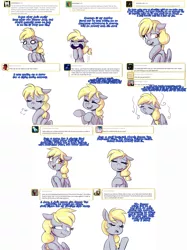 Size: 2254x3006 | Tagged: safe, artist:jitterbugjive, derpibooru import, derpy hooves, pony, lovestruck derpy, solo