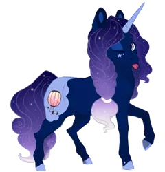 Size: 2875x3000 | Tagged: safe, artist:venommocity, derpibooru import, oc, oc:noctis, pony, unicorn, female, mare, simple background, solo, tongue out, transparent background