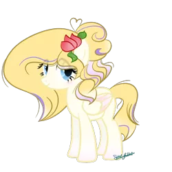 Size: 1000x1000 | Tagged: safe, artist:mlpsportybubbles, derpibooru import, oc, oc:rose gold, pegasus, pony, base used, female, magical lesbian spawn, mare, offspring, parent:fluttershy, parent:rarity, parents:flarity, simple background, solo, transparent background