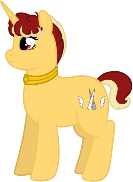 Size: 557x759 | Tagged: safe, artist:69beas, derpibooru import, oc, oc:jessie feuer, unofficial characters only, pony, unicorn, collar, female, mare, show accurate, simple background, solo, transparent background