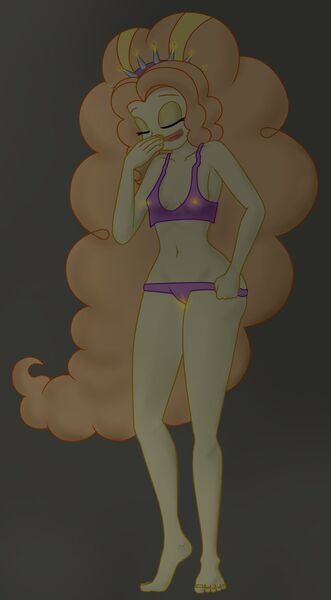Size: 1024x1856 | Tagged: artist needed, suggestive, derpibooru import, adagio dazzle, equestria girls, absolute cleavage, breasts, cleavage, clothes, female, glow, glowing genitals, glowing nipples, glowing vagina, nipples, nudity, panties, sidemouth, solo, solo female, top, underwear