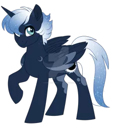 Size: 1024x1105 | Tagged: safe, artist:azure-art-wave, derpibooru import, oc, oc:ganymede, alicorn, pony, deviantart watermark, male, obtrusive watermark, simple background, solo, stallion, transparent background, watermark