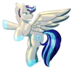 Size: 997x1000 | Tagged: safe, artist:flackjack, derpibooru import, oc, oc:aspen volare, pegasus, pony, male, mopar, solo