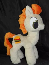 Size: 774x1032 | Tagged: artist:crazyditty, burger king, burger king reference, derpibooru import, gallop j. fry, irl, older gallop j. fry, photo, plushie, safe