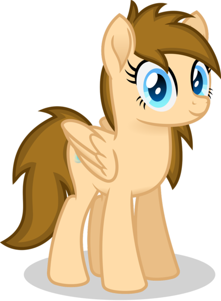 Size: 766x1043 | Tagged: safe, artist:peahead, derpibooru import, oc, oc:stellar winds, unofficial characters only, pegasus, pony, blue eyes, female, folded wings, looking at you, mare, simple background, smiling, solo, standing, transparent background, vector, wings