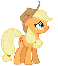 Size: 5935x6695 | Tagged: safe, artist:estories, derpibooru import, applejack, pony, absurd resolution, hat, simple background, solo, transparent background, vector