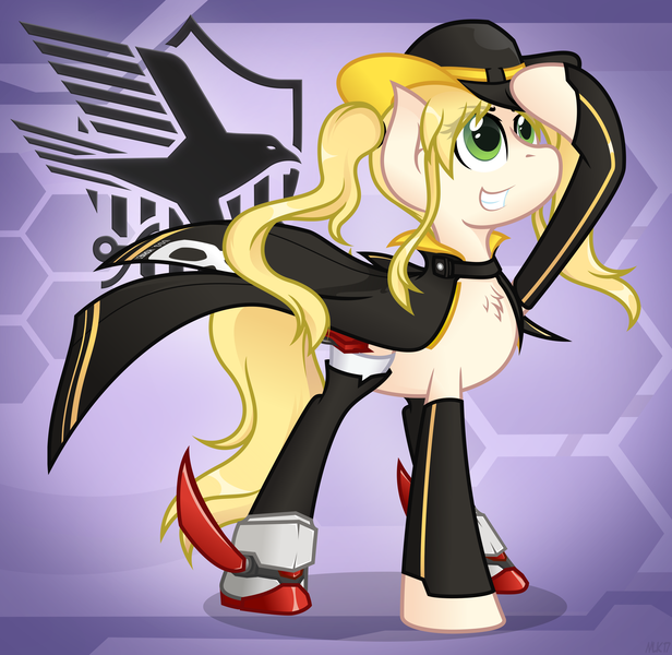 Size: 3160x3076 | Tagged: safe, artist:mrlolcats17, derpibooru import, oc, ponified, earth pony, hornet, insect, pony, aircraft carrier, azur lane, cv-8, doolittle, eagle union, happy hornet, high res, shipmare, the fighting lady, uss hornet, vector