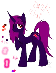 Size: 888x1150 | Tagged: artist:didun850, derpibooru import, eye clipping through hair, female, mare, oc, oc:dusk star, raised hoof, safe, simple background, solo, transparent background, unofficial characters only