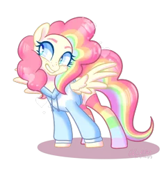 Size: 1024x1086 | Tagged: safe, artist:klewgcg, artist:wicked-red-art, derpibooru import, oc, oc:cheery candy, unofficial characters only, pegasus, pony, base used, clothes, commission, female, freckles, grin, heart, hoodie, mare, multicolored hair, rainbow hair, rainbow socks, simple background, smiling, socks, solo, starry eyes, striped socks, transparent background, wingding eyes