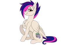 Size: 1920x1200 | Tagged: safe, artist:brainiac, derpibooru import, oc, oc:risky, unofficial characters only, pegasus, pony, 2020 community collab, derpibooru community collaboration, chest fluff, female, simple background, solo, transparent background
