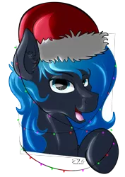 Size: 1381x1950 | Tagged: safe, artist:flash_draw, derpibooru import, oc, oc:dazzling melody, oc:only, earth pony, christmas, female, holiday, solo