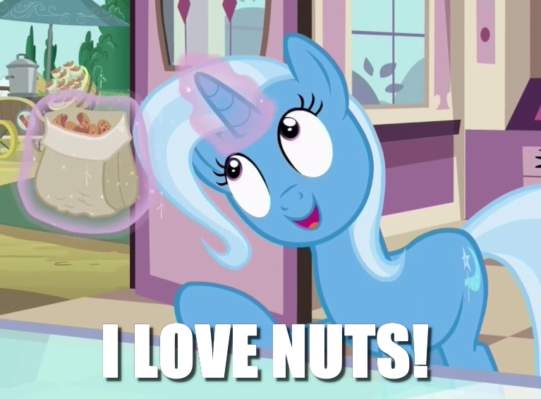 Size: 767x566 | Tagged: all bottled up, caption, cinnamon nuts, cropped, derpibooru import, edit, edited screencap, food, image macro, innuendo, levitation, magic, meme, safe, screencap, solo, telekinesis, text, trixie, trixie yells at everything