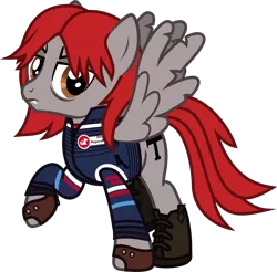 Size: 1220x1201 | Tagged: safe, artist:lightningbolt, derpibooru import, ponified, pegasus, pony, .svg available, bags under eyes, boots, clothes, danger days: the true lives of the fabulous killjoys, dyed mane, dyed tail, fangs, fingerless gloves, gerard way, gloves, jacket, male, my chemical romance, raised hoof, raised leg, shirt, shoes, simple background, solo, spread wings, stallion, svg, tattered, tattered wings, transparent background, undershirt, vector, wings, zipper