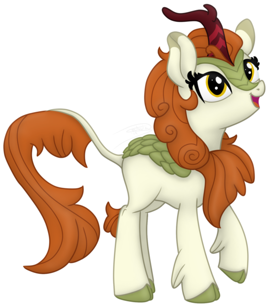 Size: 1608x1798 | Tagged: artist:soctavia, autumn blaze, awwtumn blaze, cute, derpibooru import, female, happy, kirin, looking up, rain, safe, simple background, solo, sounds of silence, transparent background