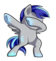 Size: 2480x2690 | Tagged: safe, derpibooru import, oc, oc:aspen volare, unofficial characters only, pegasus, pony, dab, male, mopar, simple background, solo, transparent background