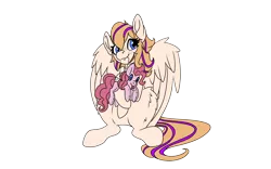 Size: 1920x1200 | Tagged: safe, artist:brainiac, derpibooru import, oc, oc:clever porcupine, unofficial characters only, pegasus, pony, 2020 community collab, derpibooru community collaboration, chest fluff, simple background, solo, transparent background