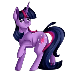 Size: 1024x1079 | Tagged: safe, artist:crecious, derpibooru import, twilight sparkle, pony, unicorn, cute, eye clipping through hair, eyebrows visible through hair, female, mare, simple background, solo, transparent background, twiabetes, unicorn twilight