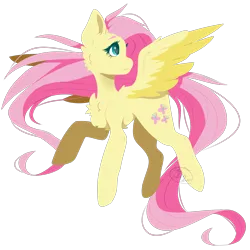 Size: 1818x1821 | Tagged: safe, artist:thelazysense, derpibooru import, fluttershy, pegasus, pony, cheek fluff, chest fluff, cute, ear fluff, female, head turn, leg fluff, lineless, looking away, looking up, mare, profile, shyabetes, simple background, solo, spread wings, transparent background, two toned wings, wings