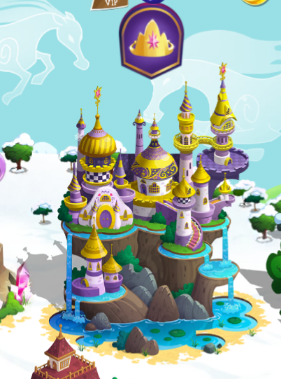 Size: 402x541 | Tagged: canterlot castle, castle, derpibooru import, gameloft, limited-time story, new canterlot, safe, the anonymous campsite, the last problem