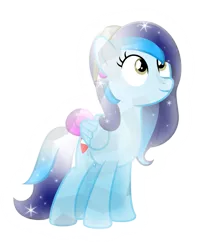 Size: 795x1006 | Tagged: artist:meteor-spark, crystalline, crystallized, crystal pony, derpibooru import, oc, oc:skyheart, pegasus, pegasus oc, safe, simple background, solo, transparent background, unofficial characters only, wings