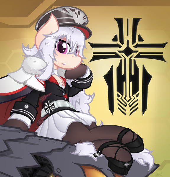 Size: 2948x3076 | Tagged: safe, artist:mrlolcats17, derpibooru import, ponified, earth pony, pony, aircraft carrier, azur lane, cape, clothes, high res, iron blood, kms graf zeppelin, shipmare, solo, vector