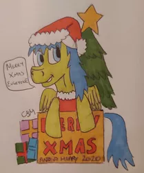 Size: 1178x1409 | Tagged: artist:rapidsnap, christmas, derpibooru import, holiday, merry christmas, oc, oc:rapidsnap, safe, season greetings