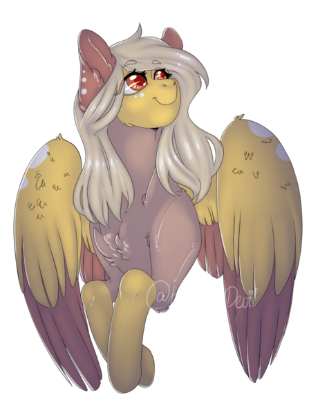 Size: 1364x1829 | Tagged: artist:hazelthedevil, arttrade, derpibooru import, oc, pegasus, safe, solo