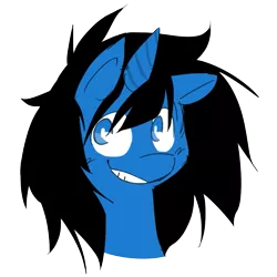 Size: 647x647 | Tagged: safe, artist:doodlegamertj, derpibooru import, oc, oc:faintshadow, unofficial characters only, pony, unicorn, simple background, smiling, smirk, solo, transparent background