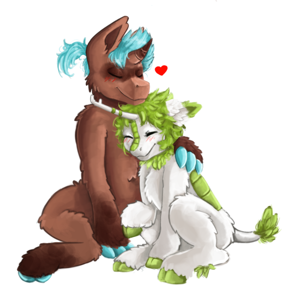 Size: 2508x2624 | Tagged: safe, artist:0silverstardust0, derpibooru import, oc, oc:coffee dazes, oc:sincere service, unofficial characters only, pony, cute, hug