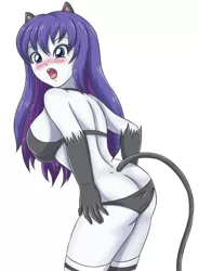 Size: 1669x2283 | Tagged: suggestive, artist:sumin6301, derpibooru import, rarity, cat, equestria girls, adorasexy, animal costume, arm behind head, bell, bell collar, belly button, bellyring, breasts, busty rarity, cat bell, cat costume, cat ears, cat tail, catgirl, cleavage, clothes, collar, costume, cute, fangs, female, looking at you, panties, piercing, raribetes, raricat, sexy, simple background, smiling, solo, solo female, underwear, white background