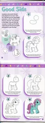 Size: 500x1352 | Tagged: book, cute, derpibooru import, g3, how to draw, how to draw my little pony, mintabetes, minty, official, safe, text, tutorial