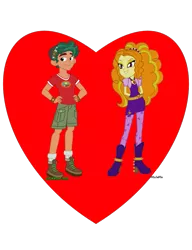 Size: 783x1021 | Tagged: safe, derpibooru import, edit, adagio dazzle, timber spruce, equestria girls, female, heart, male, needs more saturation, shipping, straight, timberdazzle