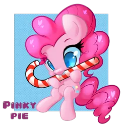 Size: 1800x1800 | Tagged: safe, artist:noisyvox, derpibooru import, pinkie pie, earth pony, pony, abstract background, candy, candy cane, christmas, colored pupils, cute, diapinkes, drool, eating, female, food, heart, heart eyes, holiday, mare, nom, pixiv, solo, wingding eyes