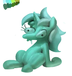 Size: 1917x2017 | Tagged: safe, artist:jargon scott, artist:rhorse, deleted from derpibooru, derpibooru import, lyra heartstrings, pony, unicorn, collaboration, derp, female, mare, simple background, solo, transparent background, wat