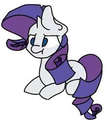 Size: 589x672 | Tagged: safe, artist:treble clefé, derpibooru import, rarity, pony, unicorn, behaving like a cat, cute, missing cutie mark, scrunchy face, simple background, solo, transparent background, vector, your little cat 3