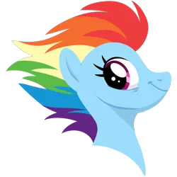 Size: 1550x1550 | Tagged: safe, artist:kabuvee, derpibooru import, rainbow dash, pegasus, pony, the last problem, bust, female, mare, older, older rainbow dash, simple background, solo, transparent background