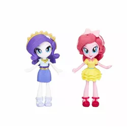 Size: 1500x1500 | Tagged: safe, derpibooru import, pinkie pie, rarity, equestria girls, clothes, doll, dress, equestria girls minis, female, minis, shoes, skirt, toy