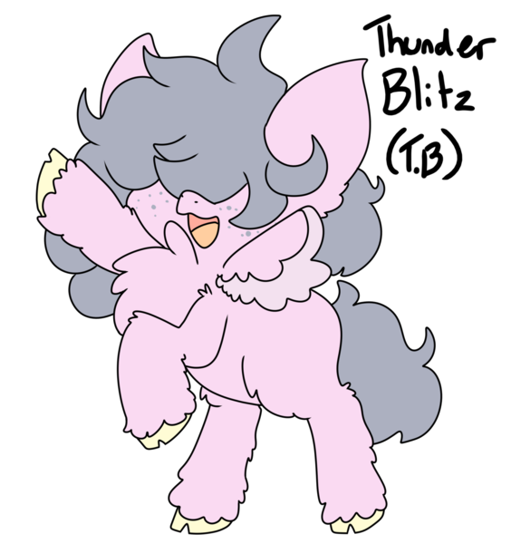 Size: 1280x1362 | Tagged: artist:peachykissies, chest fluff, chubby, cute, derpibooru import, energetic, female, filly, fluffy, freckles, genderfluid, gray, hooves, male, oc, open mouth, pegasus, pink, safe, sibling, simple background, solo, transparent background, unofficial characters only, yellow