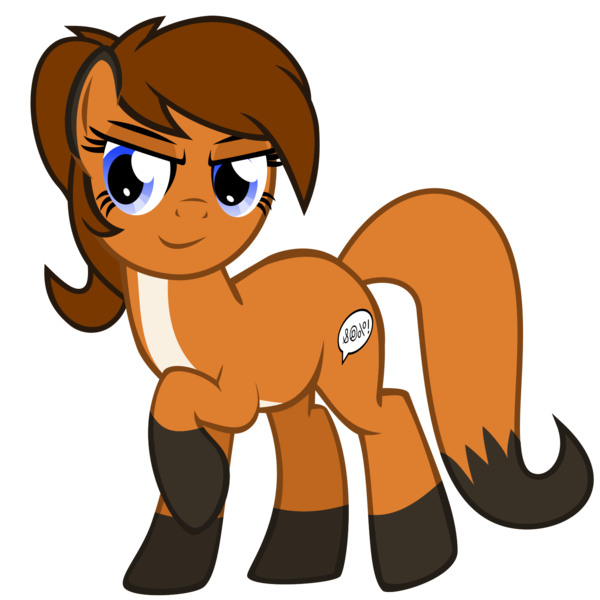 Size: 1600x1600 | Tagged: safe, artist:the smiling pony, derpibooru import, oc, oc:sunnyside, unofficial characters only, earth pony, fox, fox pony, hybrid, original species, pony, 2020 community collab, derpibooru community collaboration, .svg available, female, looking at you, mare, ponytail, raised hoof, simple background, smiling, solo, svg, transparent background, vector