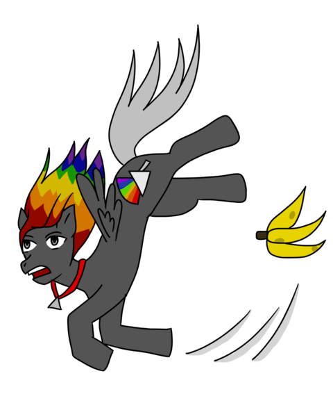 Size: 1000x1250 | Tagged: safe, artist:costello336, derpibooru import, oc, pegasus, pony, rainbow, simple background, solo, transparent background