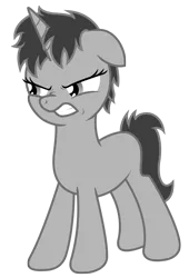 Size: 703x1033 | Tagged: safe, artist:darkstorm619, derpibooru import, oc, oc:dossier, unofficial characters only, pony, unicorn, 2020 community collab, derpibooru community collaboration, angry, female, growling, simple background, solo, transparent background