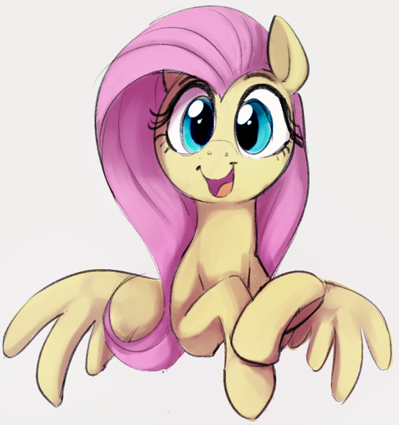 Size: 602x641 | Tagged: safe, artist:dotkwa, derpibooru import, fluttershy, pegasus, pony, bust, cute, female, grayscale, looking at you, mare, monochrome, open mouth, shyabetes, simple background, smiling, solo, white background, wings