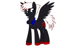 Size: 3910x2550 | Tagged: artist:takaneko13, cutie mark, dark skin, derpibooru import, headphones, male, oc, oc:shadow daneko, pegasus, pegasus oc, safe, simple background, solo, stallion, transparent background, unofficial characters only, wings