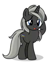 Size: 1113x1334 | Tagged: safe, artist:estories, derpibooru import, oc, oc:quantum flash, unofficial characters only, pony, unicorn, 2020 community collab, derpibooru community collaboration, embarrassed, male, simple background, solo, transparent background