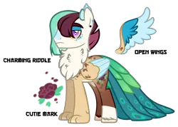 Size: 2635x1876 | Tagged: artist:starling-sentry-yt, derpibooru import, draconequus, hybrid, interspecies offspring, male, oc, oc:charming riddle, offspring, parent:discord, parent:princess celestia, parents:dislestia, safe, simple background, solo, transparent background