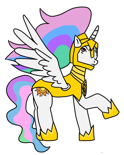 Size: 1000x1250 | Tagged: safe, artist:costello336, derpibooru import, princess celestia, alicorn, pony, armor, clothes, simple background, solo, transparent background