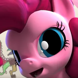 Size: 705x706 | Tagged: 3d, animation error, cropped, derpibooru import, hello pinkie pie, official, pinkie pie, safe, screencap, youtube