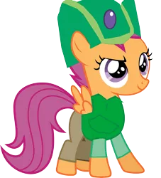 Size: 7000x7696 | Tagged: safe, derpibooru import, editor:crisx284, scootaloo, pony, clothes, cosplay, costume, digimon, digimon adventure, simple background, solo, takeru takaishi, tk takaishi, transparent background